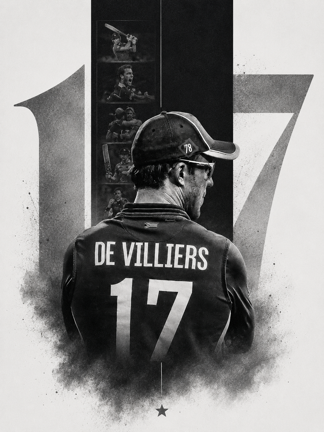 AB de Villiers #17 Mr 360 poster
